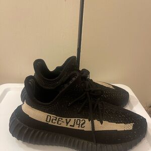 Black and Cream Sneakers